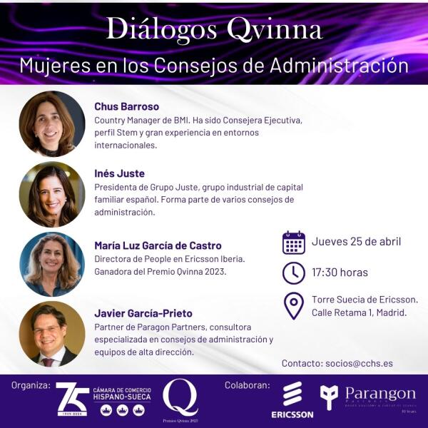 Diálogos Qvinna: Mujeres en los Consejos de Administración